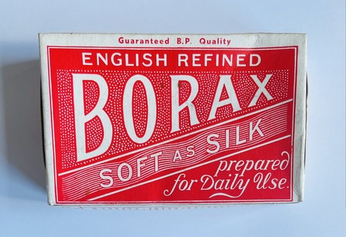 English refined borax box - english,