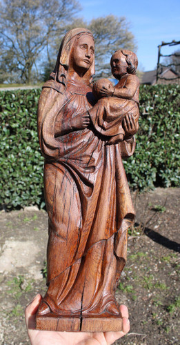 Antique flemish wood carved