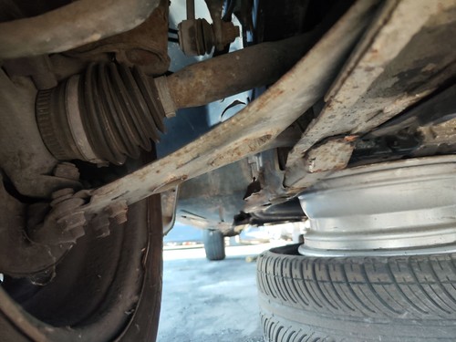 Right front suspension - front, arm