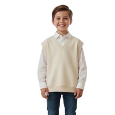 Zara Kids Boys Beige Cotton