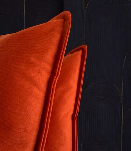 Plush velvet cushion - velvet,
