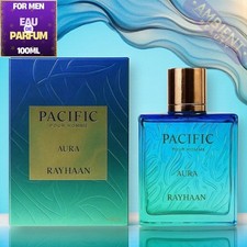 RAYHAAN Pacific Aura Pour Homme Eau de Parfum 100ml For Men *BRAND NEW SEALED*