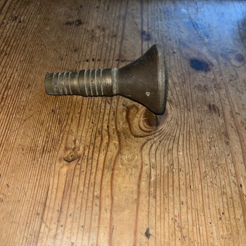 Vintage antique brass watering - brass,