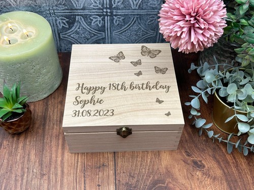Butterfly design memory box - butterfly,