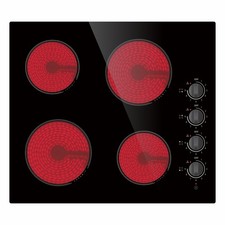 4 Zone Ceramic Hob with Knob