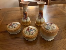 Victoria Austria Porcelain Dressing table set (5 pieces) Lovely condition