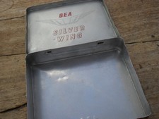 vintage benson & hedges cigarette tin BEA packed for  british european airways