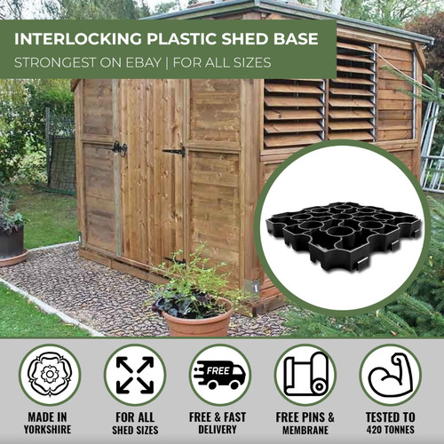 Garden shed base - base, full
