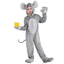 Kids Long Sleeve Mouse Costume Halloween Outfit for Boys