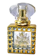 Gold glass  perfume bottles x