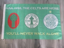 CELTIC FLAG 5' x 3' Official Glasgow Celtic FC Scotland Scottish Football Club 