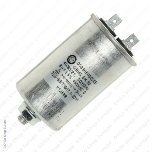 Capacitor cbb65 8uf 60hz - capacitor,