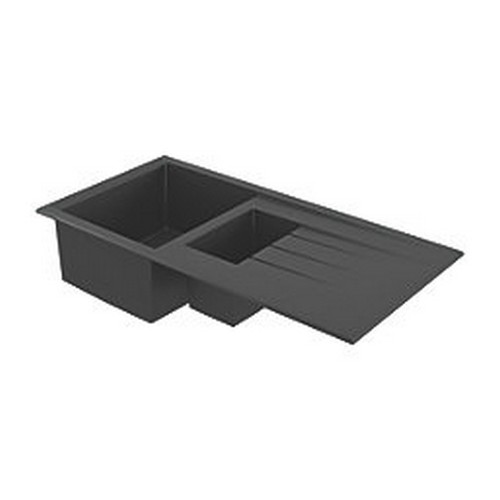 Swirl erzen bowl - swirl, black