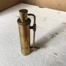 vintage brass blow torch lamp