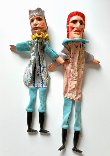 Old hand puppets puppet - old,