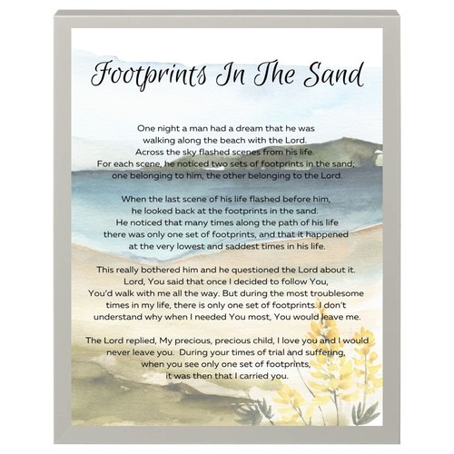 Footprints the sand - footprints,