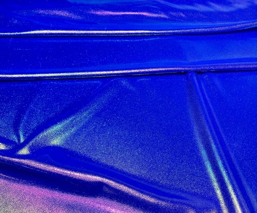 Way stretch shiny - blue, lycra