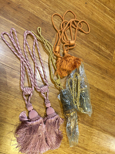 Cord tassel curtain - tassel,