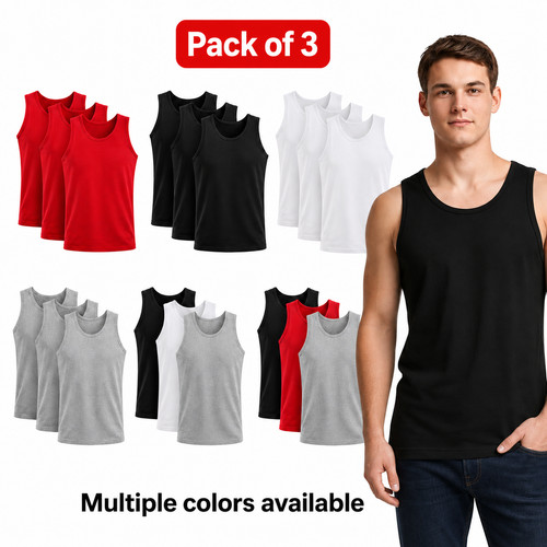 Mens vests 100 cotton - vests, 100%