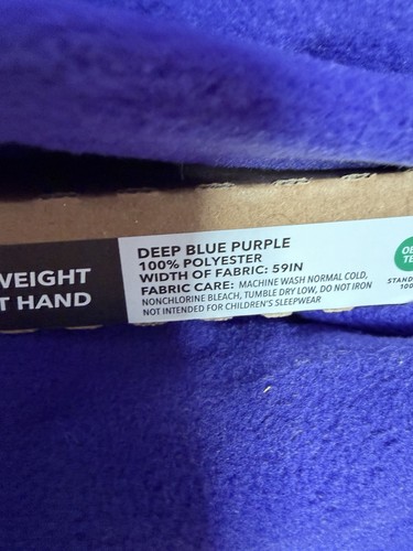 Fleece fabric purple yards - fleece,