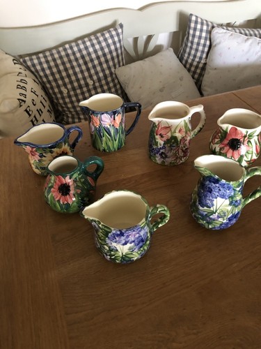 Hand painted jugs from sarah - hand,