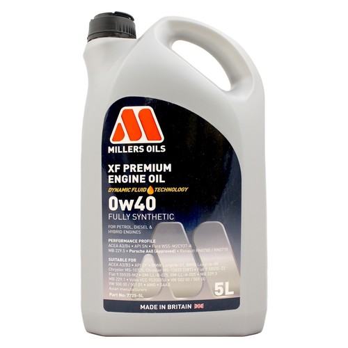 Millers oils premium - millers, 0w-40