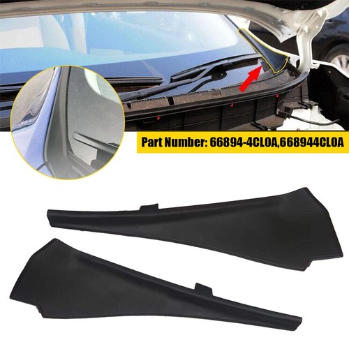 Pair front windshield - front,