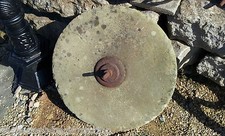 Reclaimed Millstone Sharpening Wheel 24" Diameter