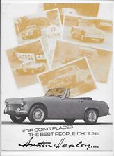 1967 Austin-Healey car brochure: Austin-Healey Sprite Mk. IV & 3000 Mk. III 