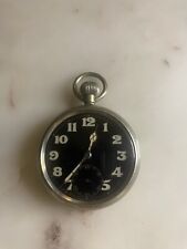 Vintage c1939 WW2 British Army GSTP Swiss Made Pocket Watch 
