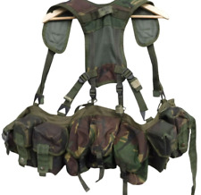 British Army Webbing Customised Sewn On Pouches PLCE DPM Para Airborne Commander