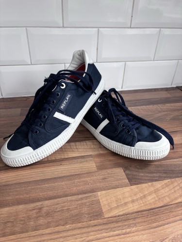 Replay men navy canvas - navy,