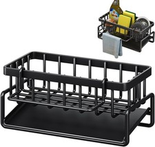 Kitchen Sink Caddy Basket Drain Rack Sponge Dishcloth Holder Storage Organizer