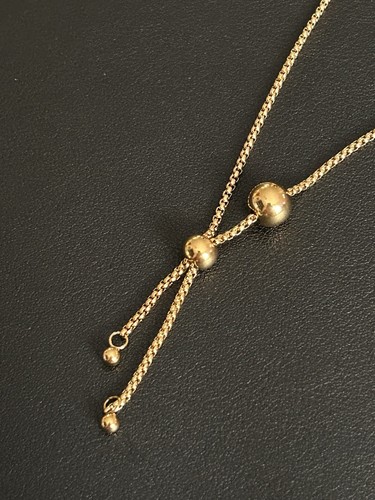 60cm long 18k - long, plated