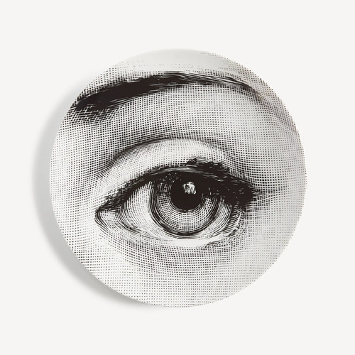 Fornasetti wall plate tema - plate, e