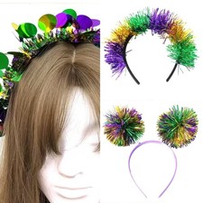 Mardi Gras Headdress Garland