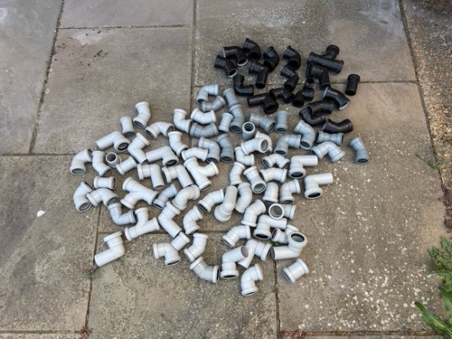 Various waste pipe fittings - various,