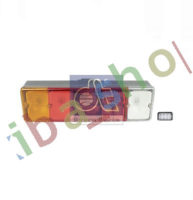 Left rear lamp - lamp, l
