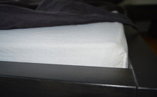Linen fitted sheet, pure