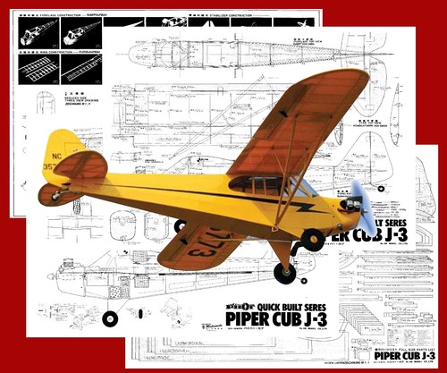 Pilot model airplane - model, plans