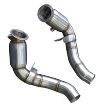 STAINLESS STEEL CATTED DOWNPIPE W/ SPORT CAT CONVERTER FOR BMW F10 M5 F06 F12 M6