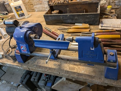 Record power lathe - record,