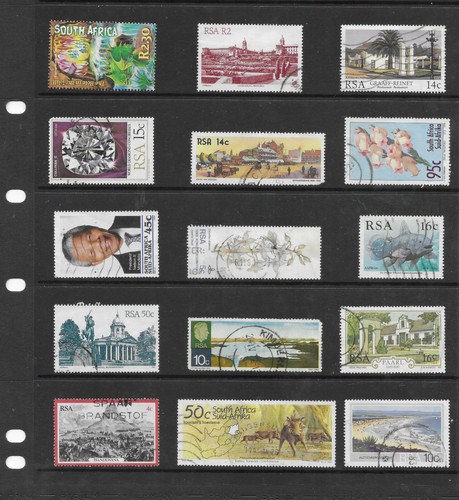 South africa 15 sheets - africa,