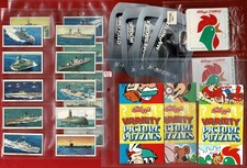KELLOGGS - CEREAL TRADE CARDS - STUMPERS, PUZZLES, BRITISH NAVY,  X-MEN  (RM18)