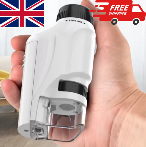 Handheld microscope 60x 120x - microscope,