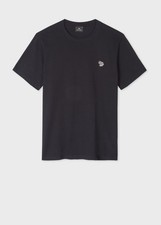 Paul Smith Men’s Designer Cotton T-Shirt Sports Stripe Zebra Midnight Navy XL