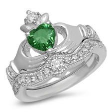 2ct Natural Green Moissanite