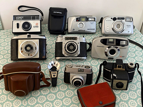 Vintage camera collection - camera, job