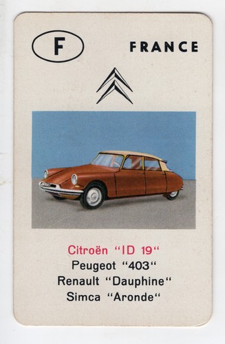 Very old vintage - , card