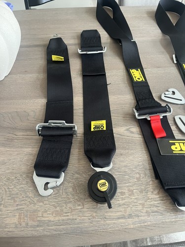 Omp point seat harness black - omp,